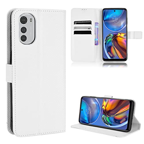 Coque Motorola Moto E32 Blanc par König Design : protection arrière ajustée en silicone flexible