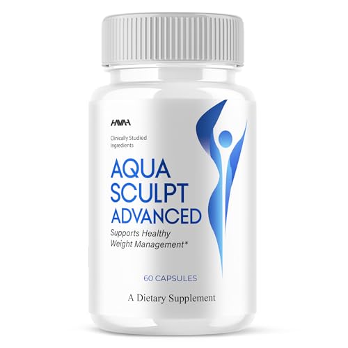 Aqua Sculpt Advanced Formula, AquaSculpts Advanced Maximum Strength Health & Wellness Support Supplement Formula, Aqua SculptAdvanced Premium Health Management Support Formula (60 Capsules)