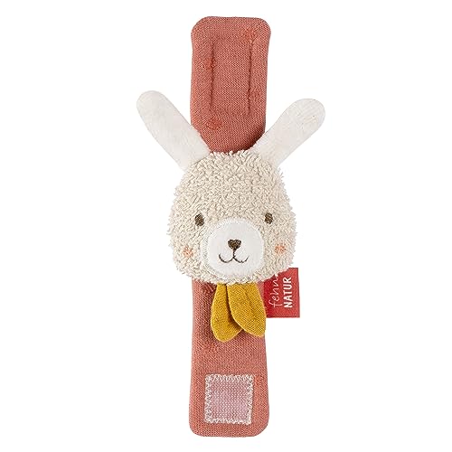 Fehn Rasselarmband Baby fehnNatur Spielzeug Hase - Motorikspielzeug...