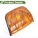HOPESPANNER No.1248260143 Corner Signal Light Cover for Mercedes-Benz W124 1984-1996 Waterproof Yellow Right Corner Light Lamp Lens Plastic 1 Pc