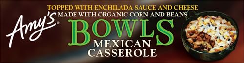 Amys Frozen Meals Mexican Casserole Bowl Made with Organic Tomatoes Corn and Black Beans Gluten Free 9 5 — view 12