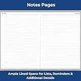 2026 A4 Day a Page Diary – Full Year Hardback Casebound Organiser – Day per Page Desk Diary Planner for Home Office School & Work – UK Focused Diaries with Durable Covers & Ribbon Page Marker (Red) - Image 8