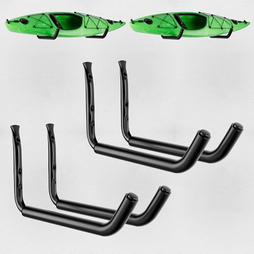 NIMBLERACK 4 Pack Kayak Wall Mount Rack, Heavy Duty 120