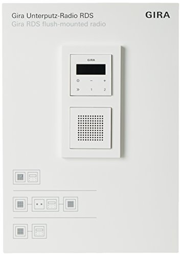 Preisvergleich Produktbild Gira 1690110 Display Unterputz Radio RDS Präsentation