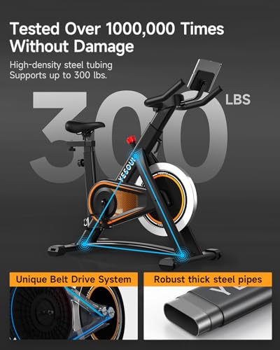 Yesoul YS-BA1T Exercise Bike,Yesoul Stationary Bikes For Home With 2 Resistance Bands, Exclusive App, Low Noise Indoor Cycling Bike thumb #3