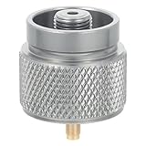 Happyyami Kleiner Tragbarer Gastankadapter Für Camping Professioneller Adapter Für Propanversorgung Langlebiger Adapter Für Grillen Und Outdoor Aktivitäten Gasflaschen Adapter Mit