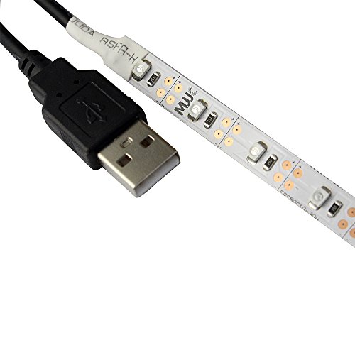 Tira de LED USB blanca 5V 5M 300 SMD 3528 con cinta 3M miniatura 3
