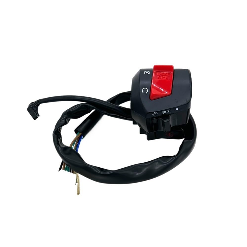 Pulsante interruttore manubri Interruttore Per Moto Da 7/8" 22 Mm, Manubrio, Clacson, Indicatori Di Direzione, Pulsanti Controllo Dei Fari Per Accessori CBR, Interruttori Avviamento