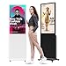 Canlarriz 43 Inch Touchscreen Digital Signage Kiosk LCD Advertising Display Menu Displays Indoor Floor Standing Totem Interactive Display 8+128GB 4K UHD Android 11.0 with HDMI in/USB
