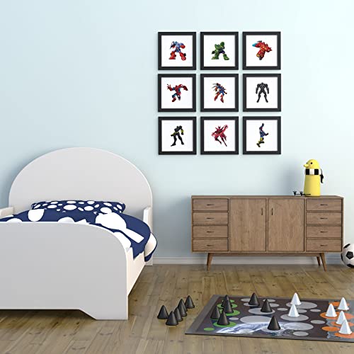 Poster Marvel Avengers Captain Marvel encadré noir 30,5 cm décoration murale - 7