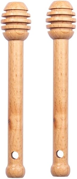 YUNXIASW 木製ハニーディッパー 14cm