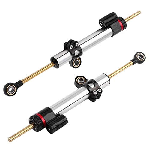 Motorcycle Steering Damper, CNC Aluminum Alloy Universal Motorcycle Steering Damper Stabilizer Safety Control Replacement Steering Damper Fit for MT10 MT 07 MT09 (Long 40cm) by Estink - Image 6