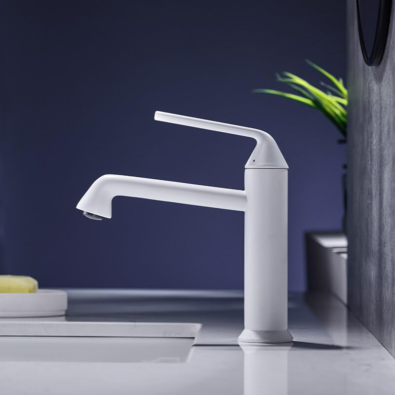 Robinet de lavabo en laiton gris fusil un style vintage chic pour votre salle de bain