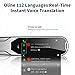 Translator Pen for Dyslexia,Traductor De Voz Instantaneo, Pen Scanner Text to Speech Device, Scan Reading Pen OCR Digital Pen Reader, Wireless Translation Pen Scanner for Students Adults