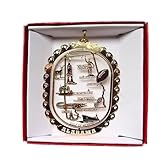 Alabama State Ornament Brass