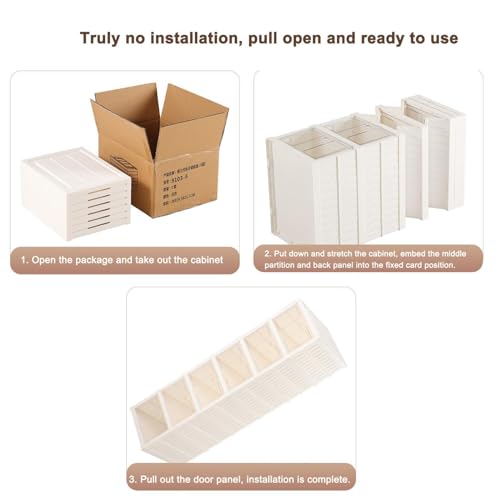 Rangement à chaussures pour entrée de maison et placard avec structure pliante multicouche - 8