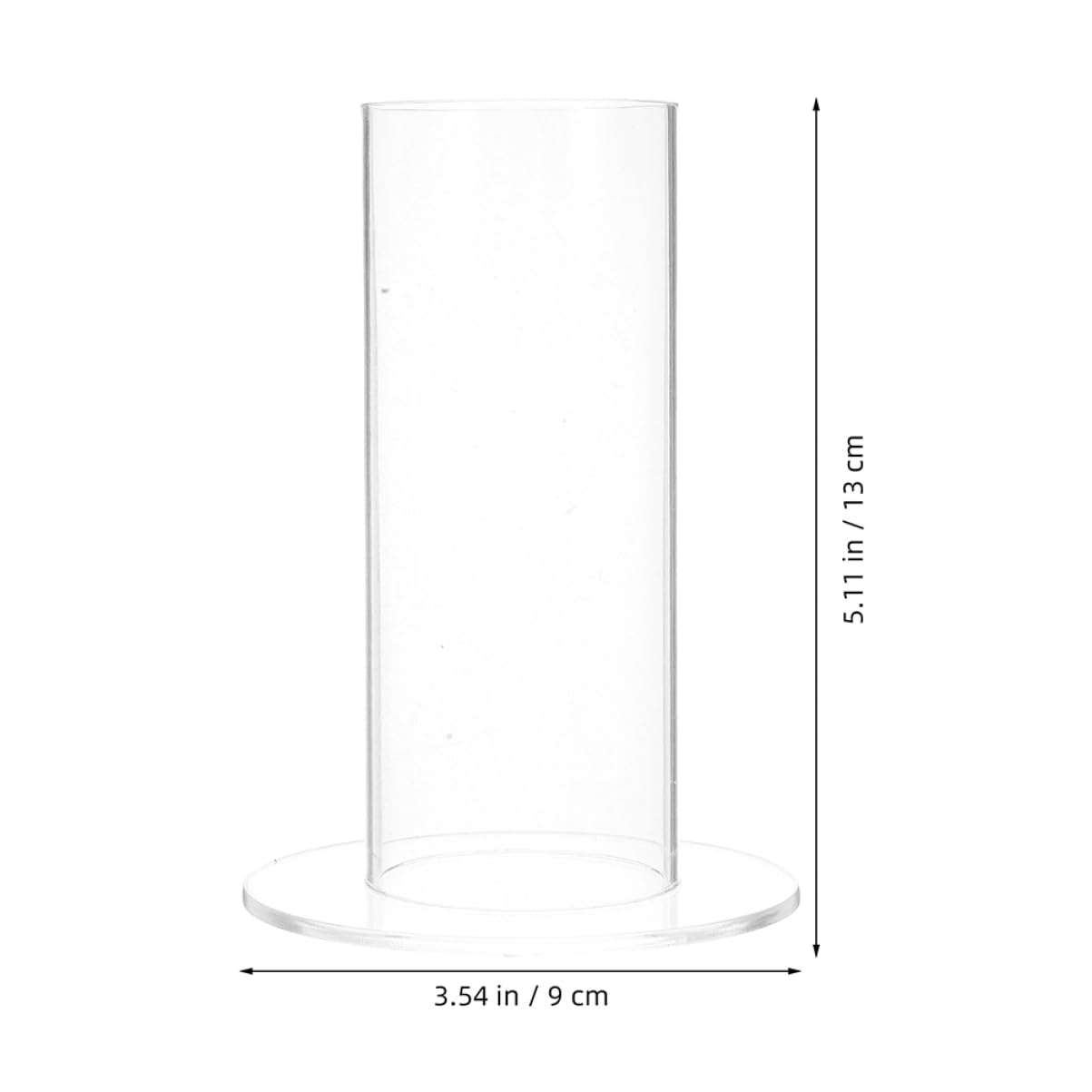 FOMIYES 2pcs Hair Tie Organizer Stand Clear Hair Accessory Storage Lightweight Hollow Tube Design for Home Salon and Shop Display