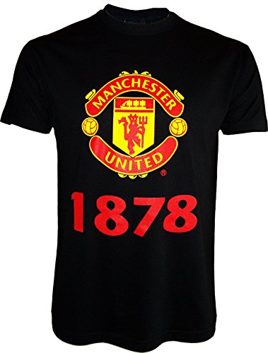 Manchester United – Camiseta oficial para hombre, talla de adulto, Hombre, negro, small