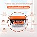 CHINS 36V Lithium Golf Cart Battery, 36 Volt 100Ah LiFePO4 Battery, Built-in Bluetooth 200A BMS, Includes 36V 25A Charger, Monitor, Perfect for Golf Carts