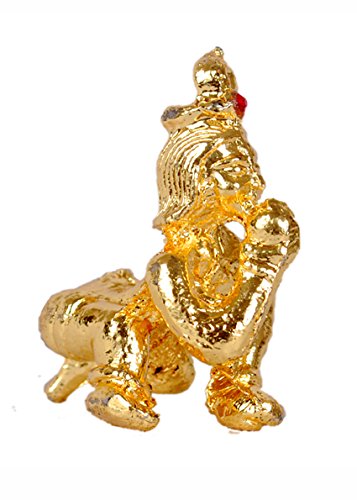Vrindavan Bazaar Small ladhu Gopal for Home Décor | Worship Accessory| Car Accessory