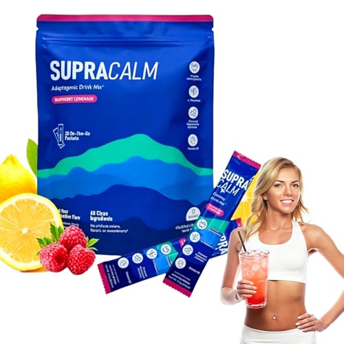 Cortisol Cocktail Pulver Super Calm Cortisol 20 Stück Cortisol Senken Pulver Entspannt Bleiben & Stress Natürlich Reduzieren für Männer und Frauen