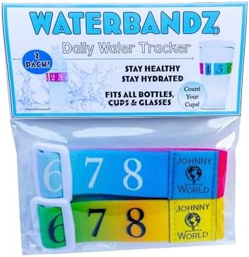 WaterBandz - Stay Hydrated: Elastic Fabric Bands Make your Daily ...