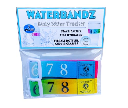 WaterBandz - Stay Hydrated: Elastic Fabric Bands Make your Daily ...