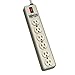 Wiremold J06B0B Strip, Power; 6; 6 ft.; NEMA 5-15P; 1; 15 A; Rack Mount