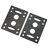 Aoutecen -Riser-Pad, höhenerhöhendes Longboard-Stoßdämpfungs-Pad, Reibungsreduzierung, verhindert Rutschschutz für doppelt verzogenes Board