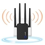 Amplificador De Señal Rango De 2,4 Y 5,8 GHz De Banda Dual De Enrutador Repetidor WiFi Extensor Inalámbrico De 1200 Mbps