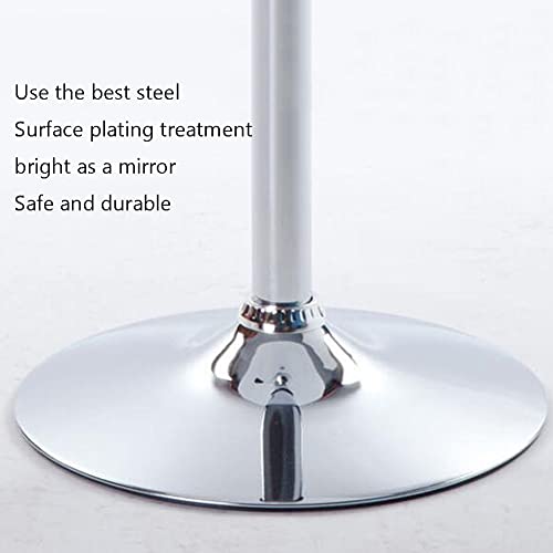 Mesa de bar ajustable con base de metal robusta y tablero giratorio elegante 5
