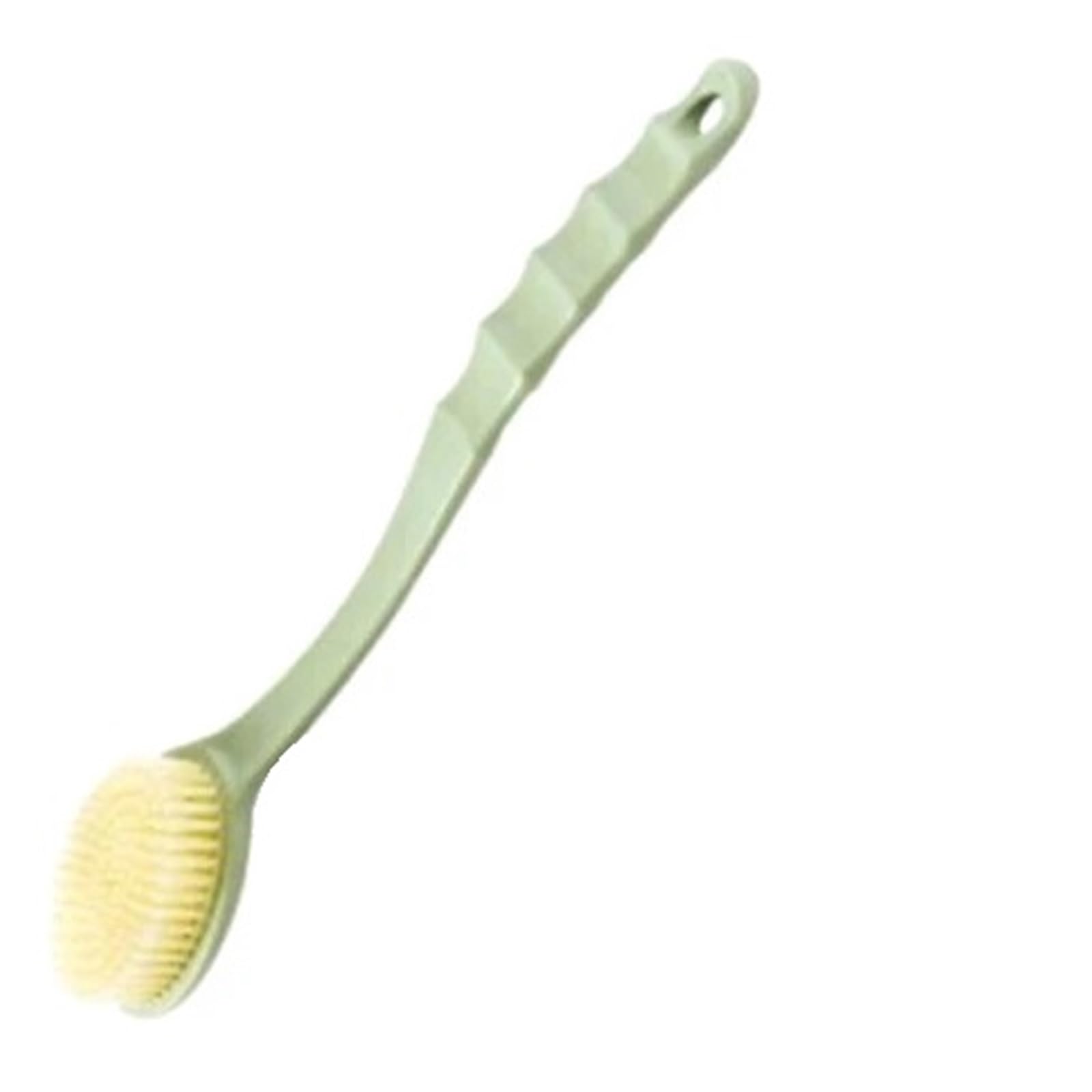 2Pcs Zurück Körper Bad Dusche Reinigung Pinsel Langen Griff Peeling Haut Massager für Dusche mit Langem Griff(Green)