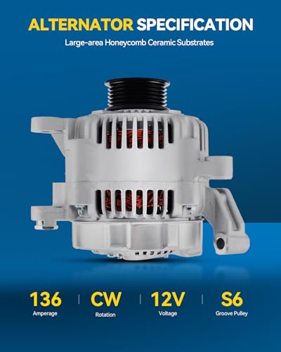 Image of PHILTOP New 11242N Alternator Compatible with Liberty 2007-2009