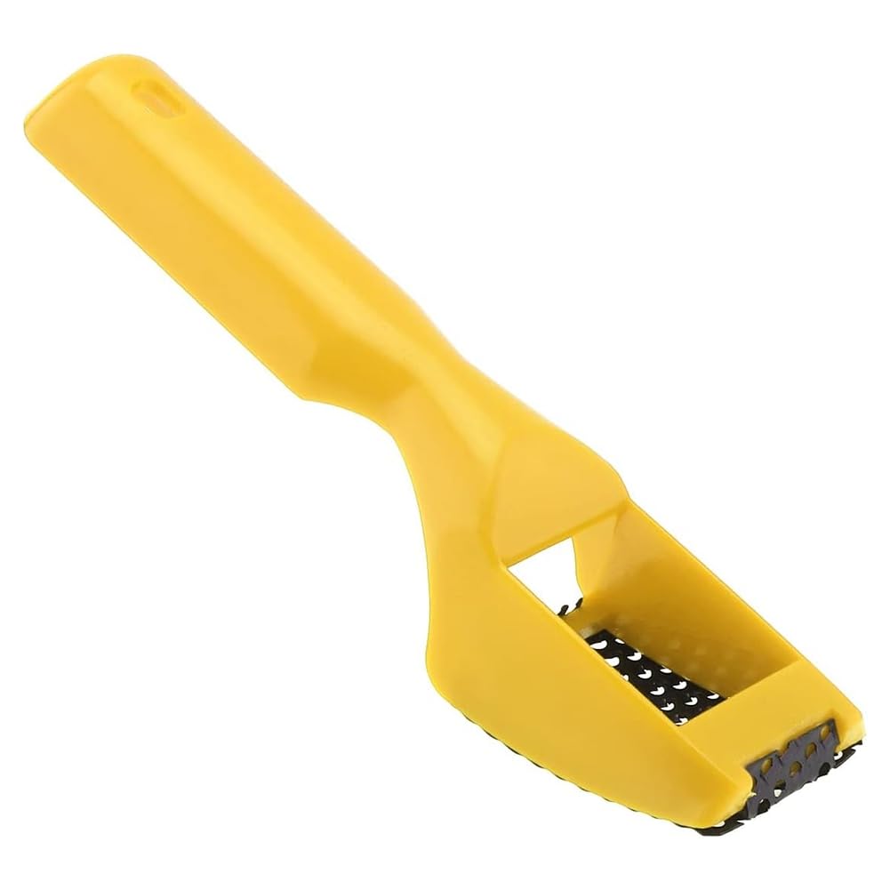 Jnchdghwa Yellow Mini File Hand Plane For Woodworking, Second-Cut Tooth Mill File, Compact Design