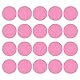 PATIKIL 3.5 Runde Aufkleber 20 Pack Stelle Marker Selbstklebend Wasserdicht Vinyl Leitung Zeichen Dekorative Aufkleber für Klassenraum Rosa
