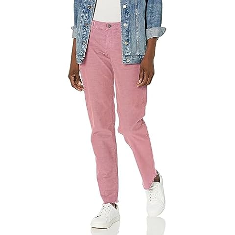 Carve Designs Carson Cord - Mid Rise Boyfriend Corduroy Jeans for Women, Ultra Soft Orchid 14 Cover