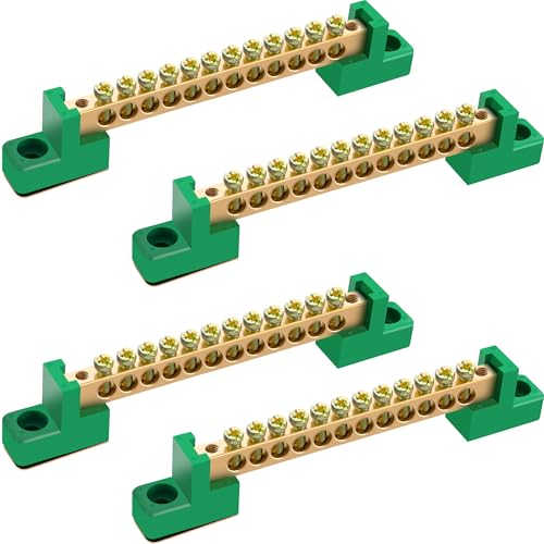 caflower 12-Position Grounding Bus Bar