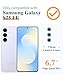 GVIEWIN for Samsung Galaxy S25 FE Case, with Screen & Camera Lens Protector, [Military-Grade Protection][Non Yellowing] Clear Floral Shockproof Protective Case for Women (Floratopia/Colorful)