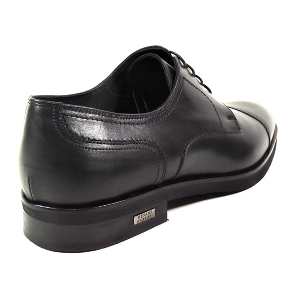 Casadei Men's Black Leather Comfort Oxford Dress Shoes4