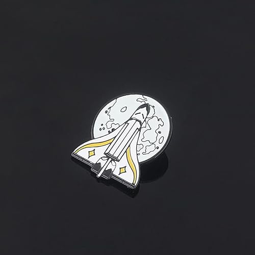 Tlou Ellie Enamel Brooch Pins - Joel Backpack Spaceship Rocket Cosplay Badge Brooches - Tv Stuff Gifts For Women And Men Fans 2Pcs (Angel Wings And Spaceship Pins) #TOP6