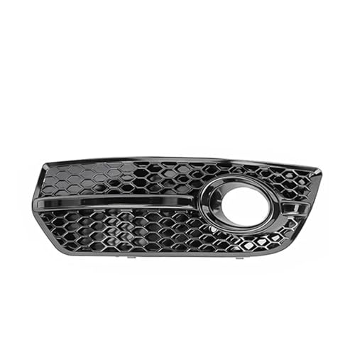 Grille phare antibrouillard Audi Q5 en nid d'abeille noir brillant