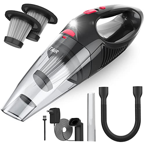 TAIR ハンディクリーナー 40分間連続稼働 掃除機 ハンディ 8500pa 車用掃除機 コードレス 乾湿両用 軽さ LE...
