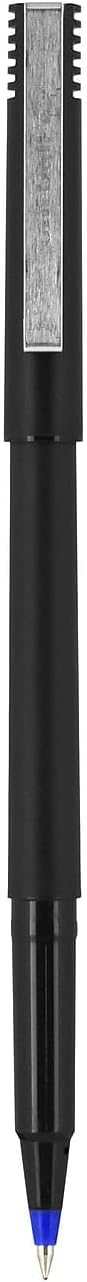 Sanford Uniball Roller Stick Pen, 0.5Mm Micro Point, Blue Ink, Dozen (60153)