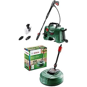 Bosch Hochdruckreiniger EasyAquatak + Terrasenreiniger Aufsatz Aquasurf