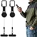 Flintronic 2PCS Retractable Phone Tether Lanyard, Anti Theft Phone Strap, Phone Lanyard Tether Harness With Carabiner, Adjustable Security Tether Compatible Most Smartphones for Outdoor Hiking Cycling