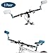 Produktbild Bainuojia 2 Pcs (1 Paar) MTB Fahrrad Rückspiegel Fahrradspiegel 360°Drehung - Blau