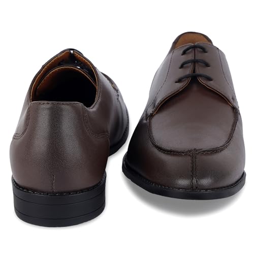 Image of LOUIS STITCH Derby Formal Shoes for Men | Lace-Up Front Cut | Ideal for Business, Casual, Parties (RGFCBU)