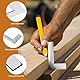 90°Precision Hair Angle, Try Square 63 x 40 mm 90 Degree Angle Try Angle Ruler Measuring Tool