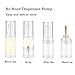 Empty Airless Pump Container Cosmetic Dispenser Bottles Carry Matte Lotion Bottle 15ml 20ml 30ml 3Pcs/lot with 1 Funnel 2 Empty Clear Plastic Jar and 1 Spatula