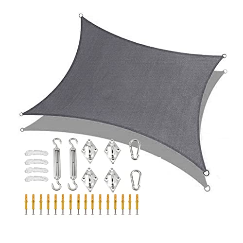 Grand Soleil sail rectangulaire 3x5m 4x6m épais écran solaire extérieur